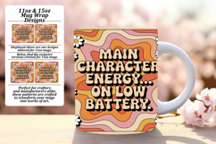 Quirky 15oz Mug Wrap Png Artwork , Girl Quote Product Image 1