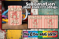 Happy moments 11oz 15oz sublimation wrap, Retro Food Product Image 1