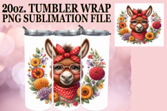 SWEET VIBES 20oz TUMBLER WRAP, Cute Animals Product Image 1