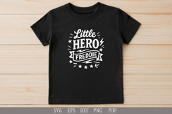 Little Hero Freddie - SVG Personalized Name Design for Gifts Product Image 4