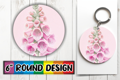 Sophisticated Circle Design for Sublimation , Beauty Flower Product Image 1