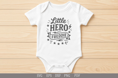 Little Hero Freddie - SVG Personalized Name Design for Gifts Product Image 7