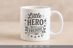 Little Hero Freddie - SVG Personalized Name Design for Gifts Product Image 8