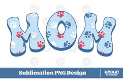 American Mom 4th of July USA Cat Dog Paw DTF Sublimation Product Image 1