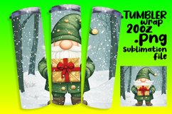 Winter Gnome Wrap for 20oz Christmas Tumblers Product Image 1