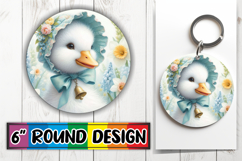 Joyful Sublimation Circle Designs, Goose Product Image 1