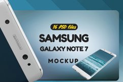 Samsung Galaxy Note 7 Gravity Mockup Product Image 2