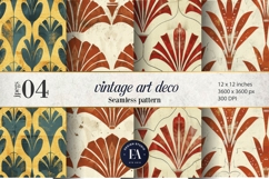 Vintage Art Deco Pattern | Retro Geometric Design Product Image 1