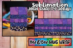 Shimmering Leopard &amp; Blossom Brilliance Mug Wraps Chic Product Image 1