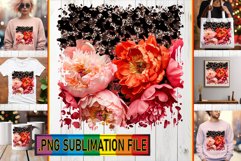 Luxe Glitter &amp; Sublimation Leopard Glamour PNG Product Image 1
