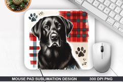 Dog Mouse Pad Sublimation, Animals Mouse Pad PNG Product Image 1