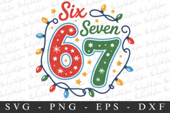 Christmas 67 Six Seven Svg | Christmas svg | Svg cut file Product Image 1
