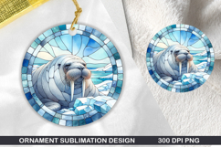 Animals Stained Glass Ornament Bundle, 30 High-Quality PNG Product Image 4