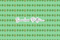 Golden Horseshoe Lucky Seamless Pattern Product Image 1