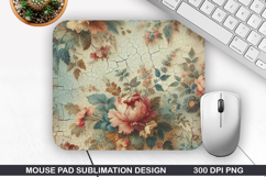 Vintage Mouse Pad Sublimation PNG Design - Mouse Pad PNG Product Image 1