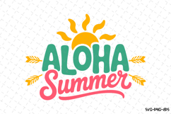 Aloha Summer svg | Summer Svg | Svg Cut Files Product Image 1