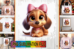 Vibrant TSHIRT Magic PNG, 3D Dog Product Image 1