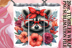 Happy Moments 20oz tumbler wrap, Cute Animals Product Image 1