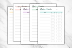 Weekly Habit Tracker Editable Template 2 Product Image 3