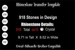 Party Crew with Age Rhinestone SVG Template Product Image 2