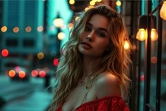 Enigmatic beauty in the city at twilight Product Image 1
