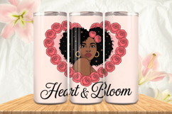 Black Girl Magic Black Woman Positive mind 20oz Tumbler wrap Product Image 1