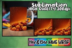 Serene sunsets 11oz 15oz sublimation wrap, Leopard Prints Product Image 1