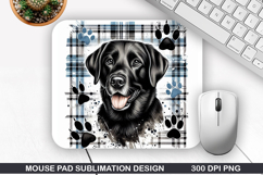Dog Mouse Pad Sublimation, Animals Mouse Pad PNG Product Image 1