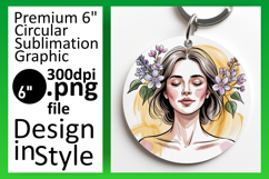 Stylish Circle Design for Car Coasters , Beauty Woman Product Image 1