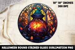 Halloween Stained Glass Sublimation PNG | Skull | Ghost Product Image 1