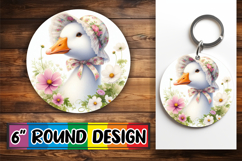 Radiant Circle Ornaments Design, Goose Product Image 1