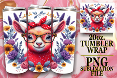 RADIANT REFLECTIONS 20oz TUMBLER WRAP, Cute Animals Product Image 1