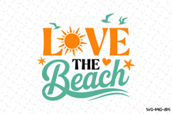 Love the Beach svg | Summer Svg | Svg Cut Files Product Image 1
