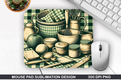 Vintage Mouse Pad Sublimation PNG Design - Mouse Pad PNG Product Image 1