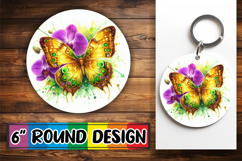 Radiant Sublimation Ornaments PNG, Butterfly Product Image 1