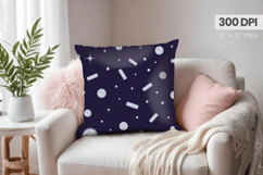 Happy New Year PNG Pillow, Festive New Year's Eve 2026 PNG Product Image 1