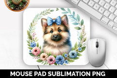 Cute Animals Mouse Pad Bundle, Sublimation Mouse Pad PNG Product Image 6