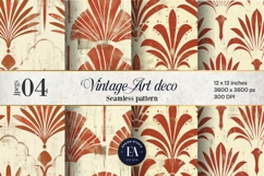 Vintage Art Deco Pattern | Retro Geometric Design Product Image 1