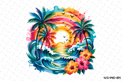 Beach Summer svg Design | Svg Files for Cricut Product Image 1