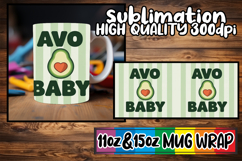 Cheerful thoughts 11oz 15oz sublimation wrap, Retro Food Product Image 1