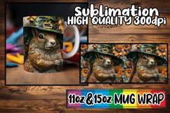 Fall Fantasia: 3D Halloween Mug Wrap Sublimation Product Image 1