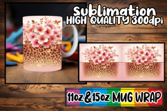 Whimsical views 11oz 15oz sublimation wrap, Leopard Prints Product Image 1