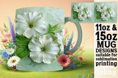 Blossom Elegance: 3D Mug Sublimation Product Image 1