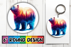 Cheerful Ornaments Circle PNG, Animals Art Product Image 1