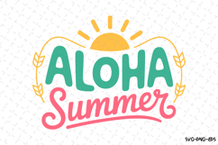 Aloha Summer svg | Summer Svg | Svg Cut Files Product Image 1