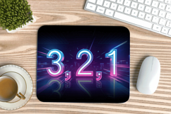 Happy New Year PNG Mouse Pad,Festive New Year's Eve 2026 PNG Product Image 1