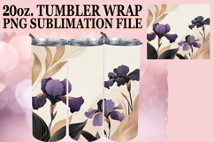 Cheerful thoughts 20oz tumbler wrap, Rainbow Product Image 1