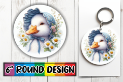 Playful Car Coasters Sublimation, Goose Product Image 1