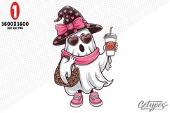 Valentine Ghost Sublimation Clipart - High Quality Design Product Image 1