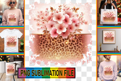 Unique Tote Bag Art Magic PNG, Leopard Prints Product Image 1